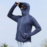 Unisex Breathable Sun Protection Jacket for Outdoor Activities
