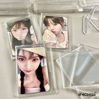 Acrylic Shell Card Holder Display Frame for Collectible Cards and Photos