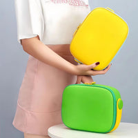Portable Large Capacity Waterproof Makeup Bag with Brush Holder