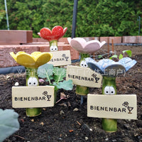 Resin Insect Drinker and Bird Feeder for Garden Decoration