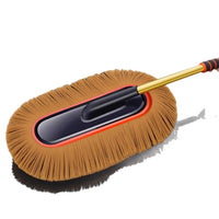 Car Dusting Brush with Storage Box and Wax for Vehicle Cleaning