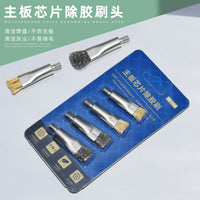 Industrial Hard Bristle Cleaning Brush for CPU Motherboard Chip IC Pad Rust Removal