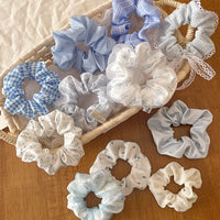 Korean Style Scrunchie Set for Women, Cute Hair Ties for Ponytails