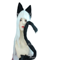 Cute Cat Ear Headband and Tail Cosplay Set