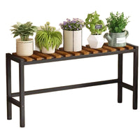 Multi-Tier Solid Wood Plant Stand for Windowsill, Balcony, Living Room - Floor-Standing Succulent Shelf