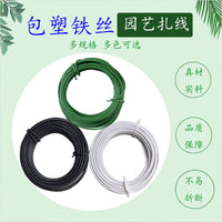 Garden Plant Training Wire with Plastic Coating for DIY Floral Arrangements and Crafts