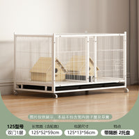 Foldable Pigeon Breeding Cage with Divider and Tray for Home Use