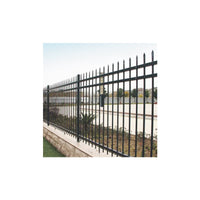 Zinc Steel Fence Panel for Villa Garden Balcony School Factory Perimeter Security