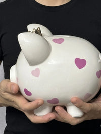 Ceramic Crown Piggy Bank for Kids and Adults