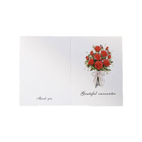 Elegant Floral Greeting Cards with Envelopes for Mother's Day, Valentine's Day, Christmas, and Birthdays