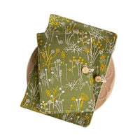 Embroidered Refillable Planner Notebook with Detachable Pages