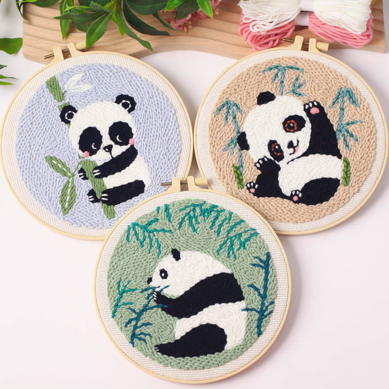 Punch Needle Embroidery DIY Craft Kit with Tools