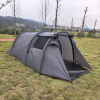 Outdoor Camping Tunnel Tent with Large Space, Multifunctional Tarp, Portable, Waterproof & Windproof
