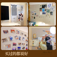 Felt Wall Stickers Photo Display Board, Pin Board, Vision Board, No-Drill Wall Decor
