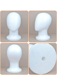 Foam Mannequin Head for Wigs - Cosplay, Styling, Display, and Storage