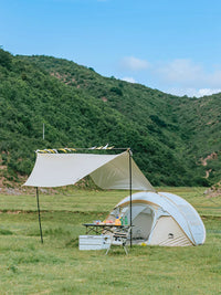 KOMMOT Automatic Pop-Up Camping Tent with Quad Window, Waterproof Sunscreen for Outdoor Activities