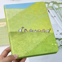 Cute Prairie Dog A5 Hardcover Lined Notebook for Students, Portable Journal and Memo Book