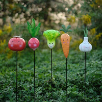 American Style Outdoor Plastic Flower Fruit Vegetable Garden Stakes Yard Balcony Decor