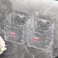 Wall-Mounted Transparent Disposable Face Towel Dispenser for Bathroom