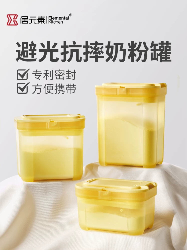 Portable Milk Powder Dispenser Container with Airtight Seal for Baby Formula and Snacks