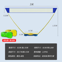 Portable Folding Badminton Net Set for Outdoor and Indoor Use