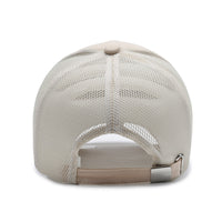 Unisex Mesh Baseball Cap with Extended Brim for Sun Protection