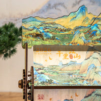 DIY Hand-Crank Perpetual Calendar 2026 with Traditional Chinese Art Design