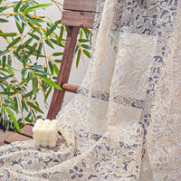 Mesh Sequin Embroidered Fabric for Girls' Dresses and Skirts