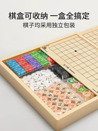 Multi-Game Board Set for Kids - Chess, Checkers, Gobang, Ludo, and More
