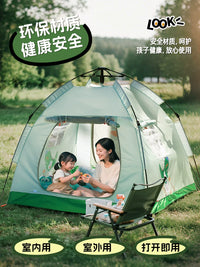 Kids Pop-Up Play Tent with Mosquito Netting for Indoor Outdoor Use