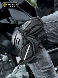 Motorcycle Knee and Elbow Protector Set for Riding, Anti-Fall, Windproof, CE2 Certified