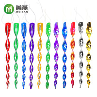 Reflective Spiral Bird Repellent Rods for Gardens and Orchards