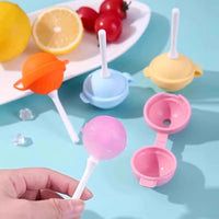 Silicone Ice Pop Molds with Sticks - Reusable Mini Ice Cream Bar Maker for Homemade Treats