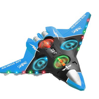 Remote Control Fighter Jet Drone for Kids with Lights, Stunt Rolls, Altitude Hold, and Durable Design