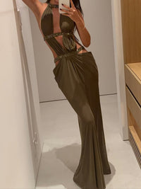 Elegant Mermaid Backless Party Dress