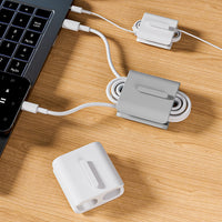2-Pack Silicone TPE Cable Organizer for Earphones and Data Cables