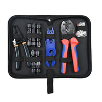 Solar MC4 Crimping Tool Kit with Wrench and Connectors for PV Cables