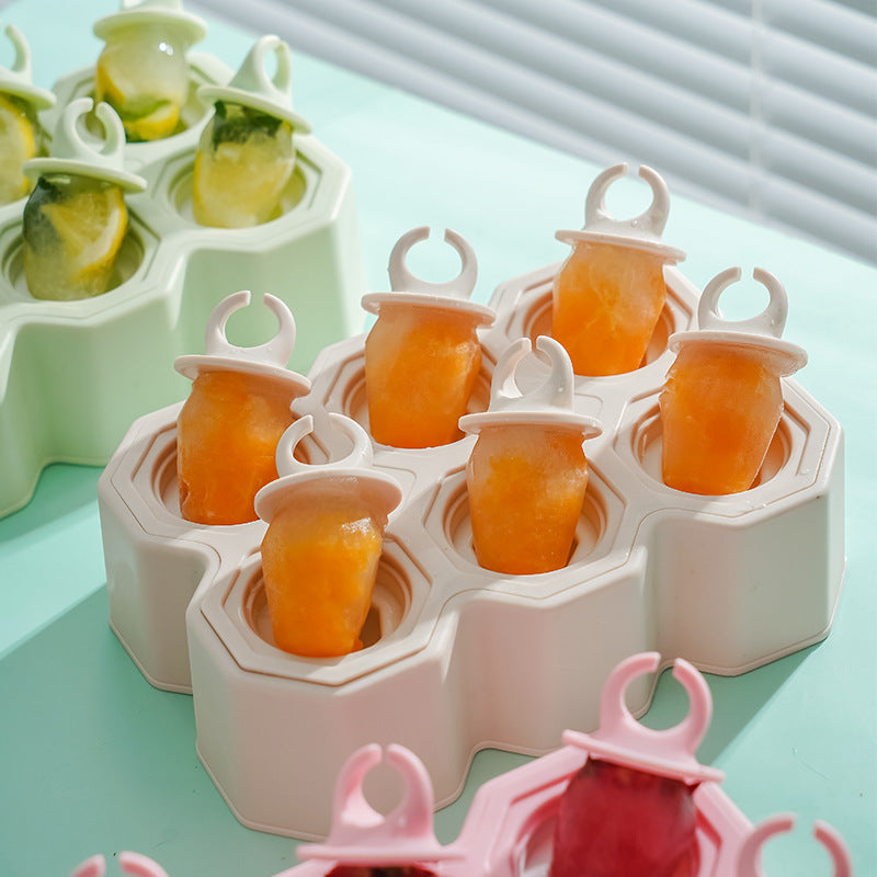 Silicone Ice Pop Molds for Kids, Easy Release Homemade Ice Cream & Ice Cube Tray