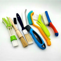 Car Interior Detailing Cleaning Brush Set, Soft Bristle Multi-Purpose Brush for Air Vents and Seat Crevices