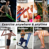 GPPNKC Resistance Bands Set for Pull-Ups and Fitness Training with Door Anchor