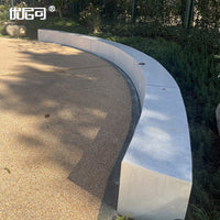 Concrete Garden Stool Outdoor Terrazzo Seat Landscape Furniture