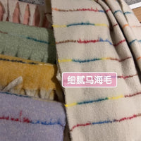 Women's Striped Tassel Scarf - 2024 Autumn/Winter Warm & Thick