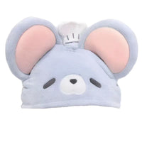 Cute Cartoon Rat Microfiber Hair Drying Towel Wrap for Women, Super Absorbent & Soft