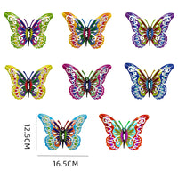 Metal Butterfly Wall Decor for Home, Garden, and Outdoor Fence Decoration