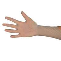 12-inch Extended Disposable PVC Gloves for Beauty, Hairdressing, and Household Use, 100 Count Box