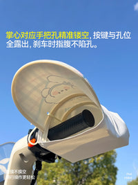 Electric Scooter Handlebar Mittens Sun Protection Waterproof Windproof UV Resistant Gloves