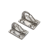Square Buckle Spring Coat Hook Wall Mount Rope Hook for Marine and General Use