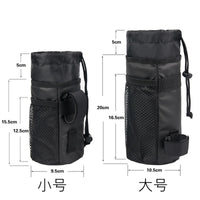 Bicycle Handlebar Insulated Water Bottle Bag with Phone Pouch for Cycling
