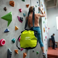Rock Climbing Chalk Bag with Adjustable Waist Belt for Weightlifting and Bouldering