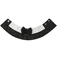 Striped Cartoon Pet Dog Bandana with Bow Tie Collar for Small to Large Dogs